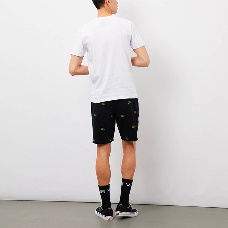 Men's Vans Pattern Printing Sports Short Sleeve White VN0A3ZNNWHT