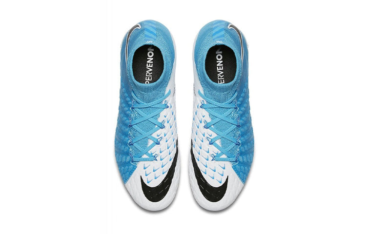 (GS) Nike Hypervenom Phantom 3 'White Blue' 882087-104