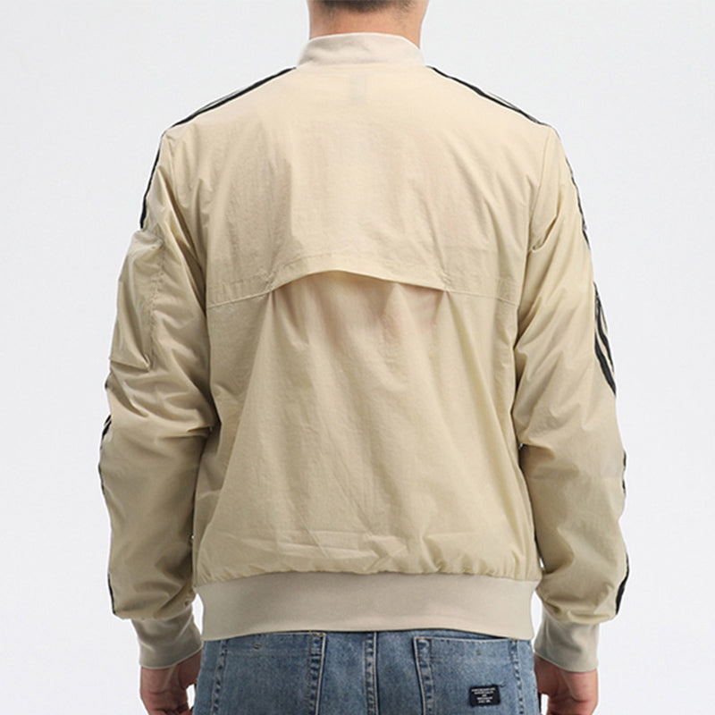 adidas MH JKT BOMB 3S Zipper Jacket Men Buff GH4804