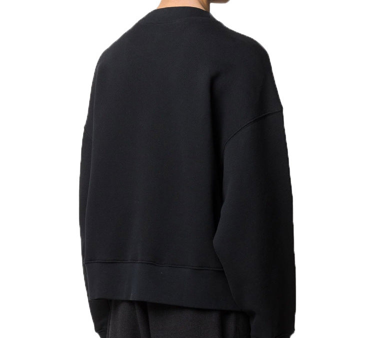 Men's PALM ANGELS New Gothic Logo Pullover Black PMBA026S206310061001