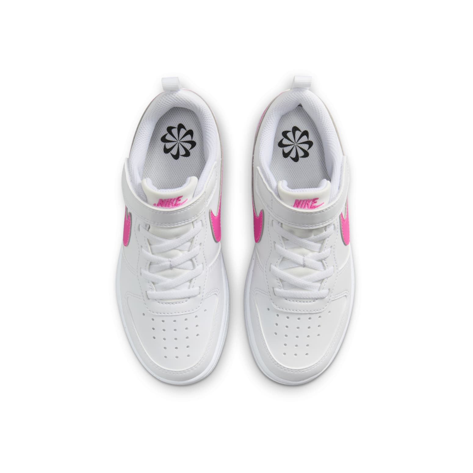 (PS) Nike Court Borough Low Recraft 'White Laser Fuchsia' DV5457-113