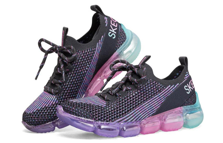 (WMNS) Skechers Skech-Air 92 Black/Purple 149040-BKMT