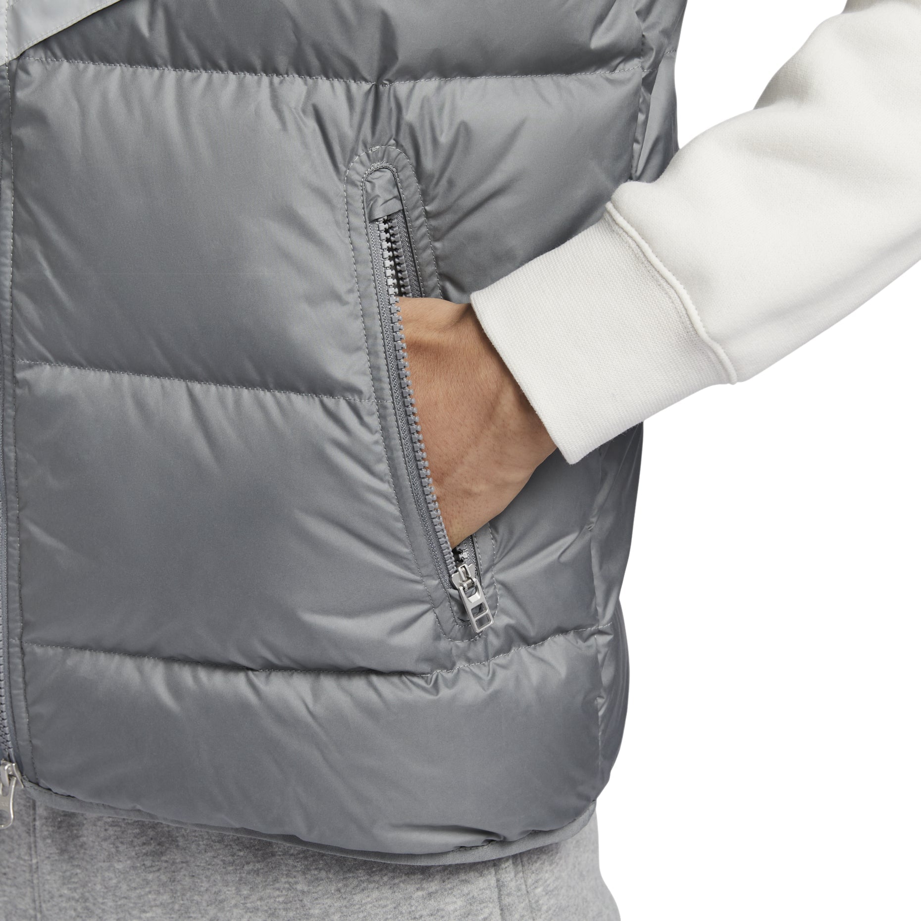 Nike Windrunner Stormfit Down Vest 'Grey' FB8184-077