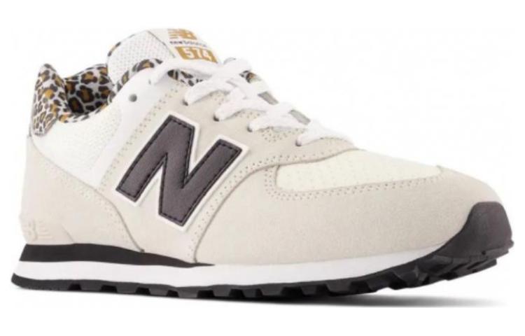 (WMNS) New Balance 574 Shoes 'Beige Black White' GC574AW1