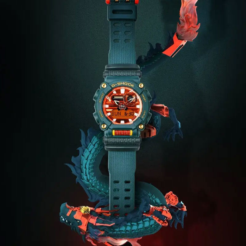CASIO G-Shock Analog-Digital 'Green' GA-900DBR-3A