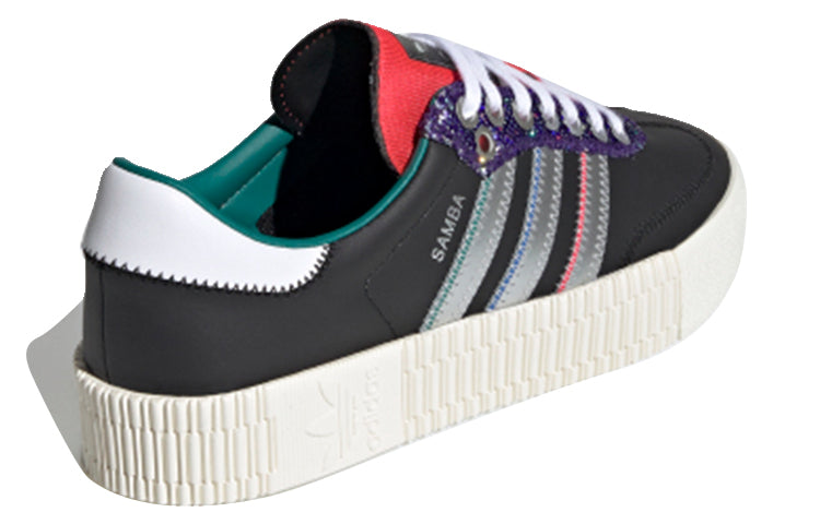 (WMNS) adidas Sambarose 'Core Black Silver Metallic' FW9617