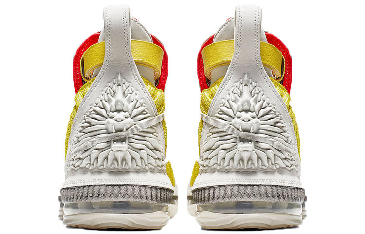 Nike LeBron 16 HFR Harlem Stage 16 'Bright Citron Light Bone Habanero Red' CI1144-700
