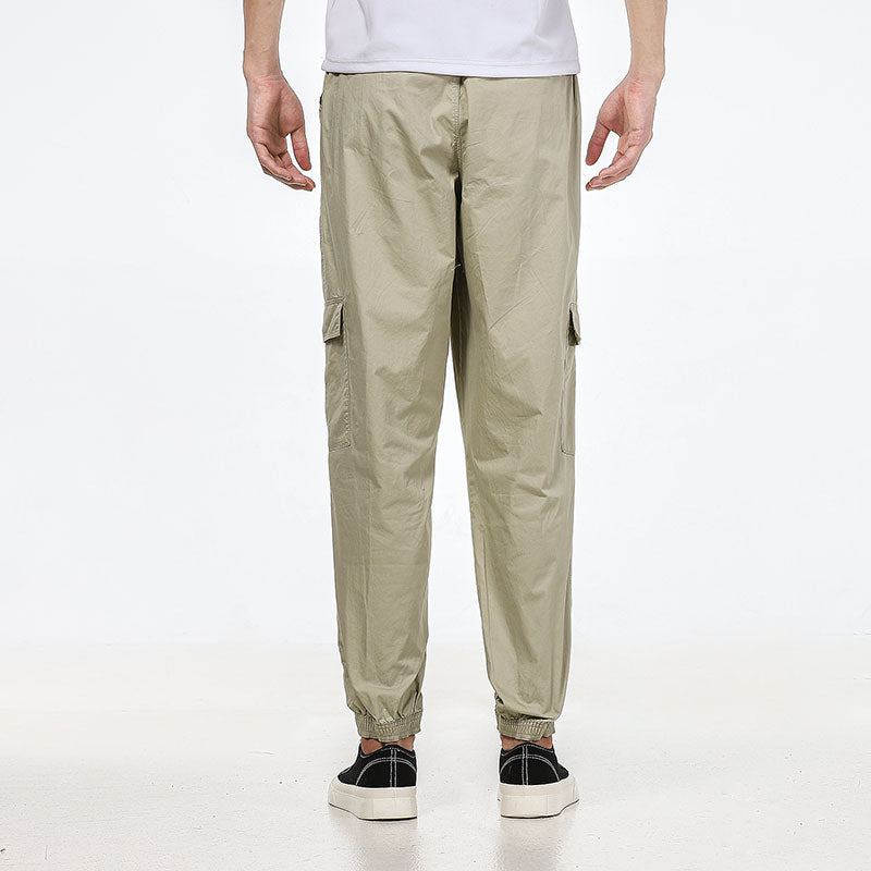 PUMA Woven Cargo Bundle Feet Casual Long Pants Creamy White 533101-42