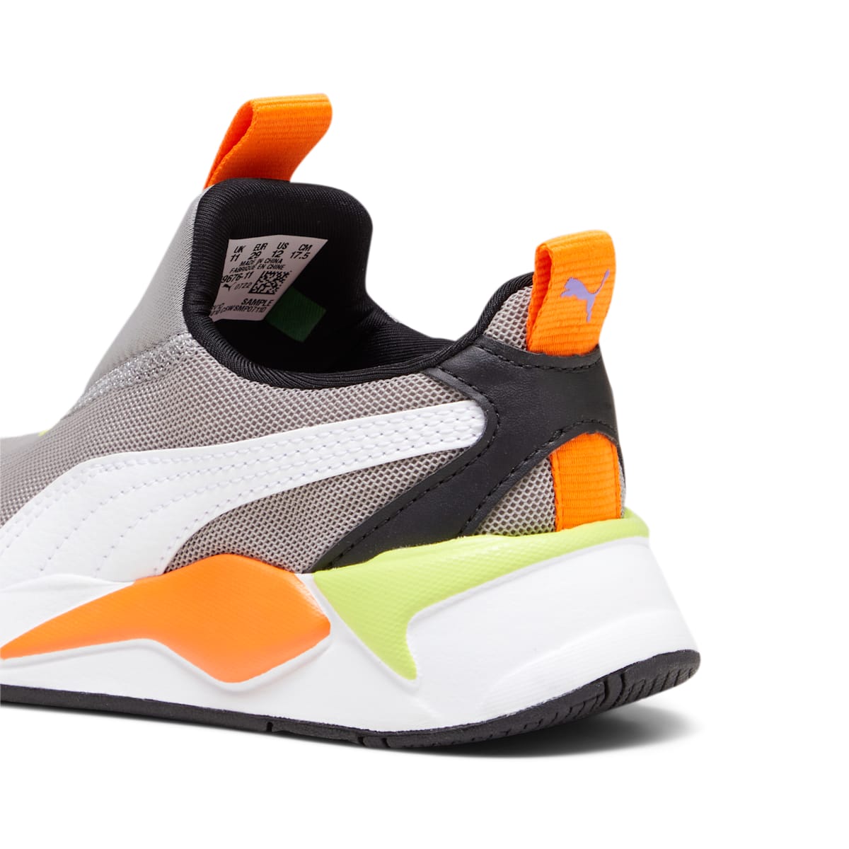 (PS) PUMA RS-X3 Slip-On 'Concrete Grey Rickie Orange' 309676-11