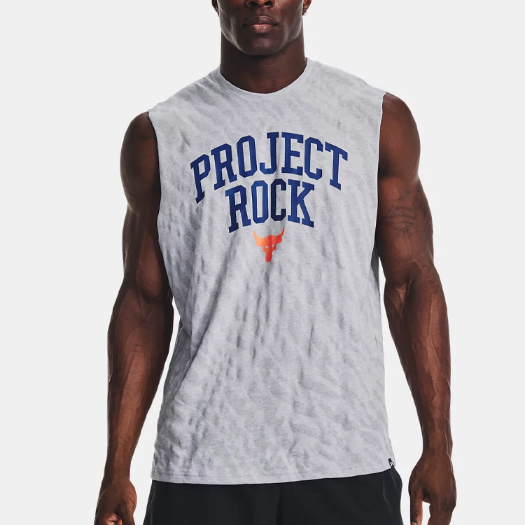 Under Armour Project Rock Sleeveless Tank 'Grey' 1379019-011