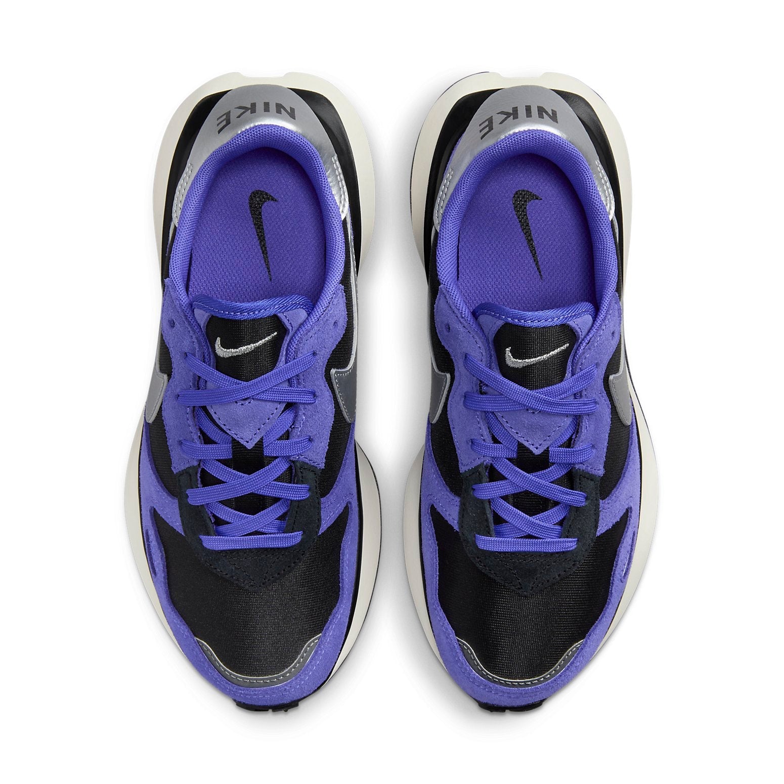 (WMNS) Nike Phoenix Waffle 'Black Purple Silver' FD2196-500