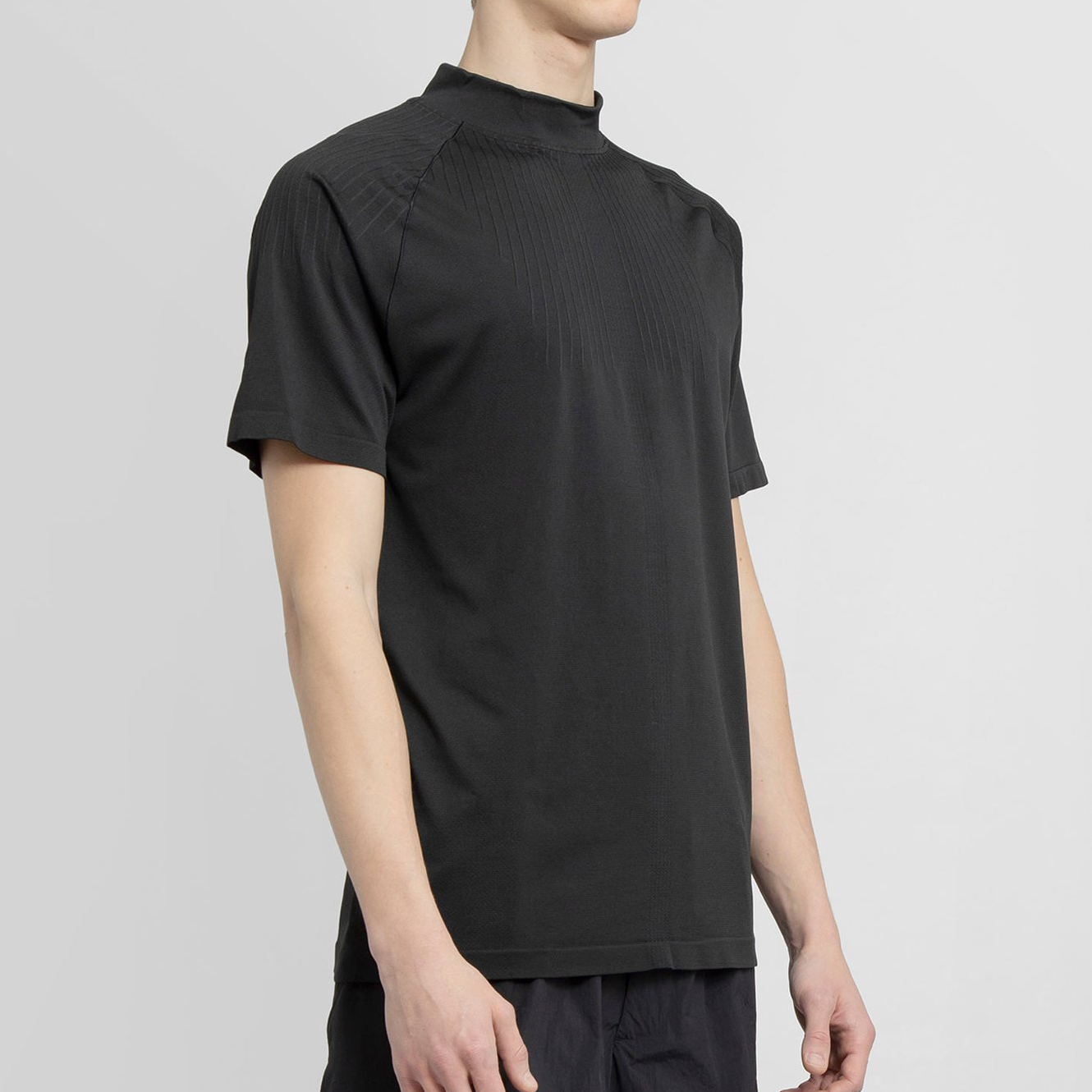 Men's Nike x MMW Crossover NRG Dri-FIT Solid Color Round Neck Short Sleeve Black T-Shirt DD9436-010