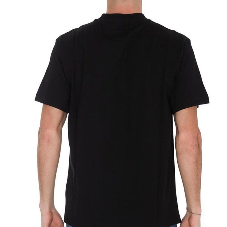 Men's DIOR FW21 Embroidered Logo Short Sleeve Black 193J635A0677-C985