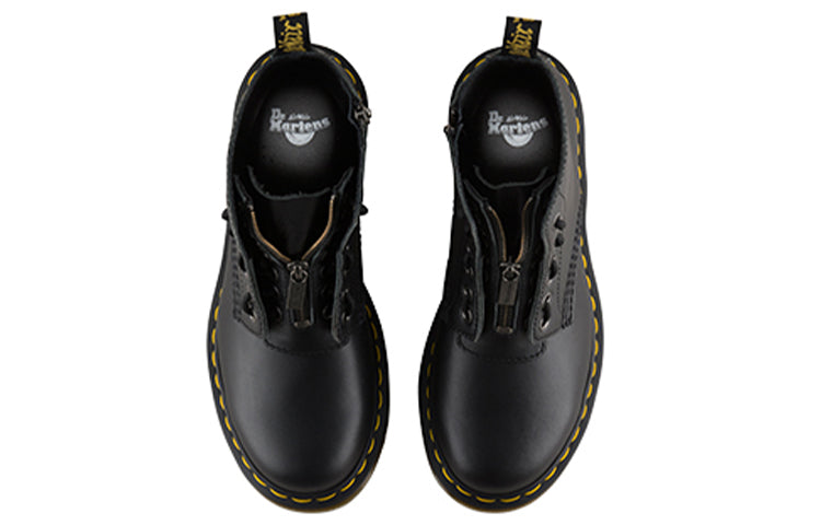 (WMNS) Dr. Martens 1460 Pascal Front Retro High Top Martin boots Black 23863001