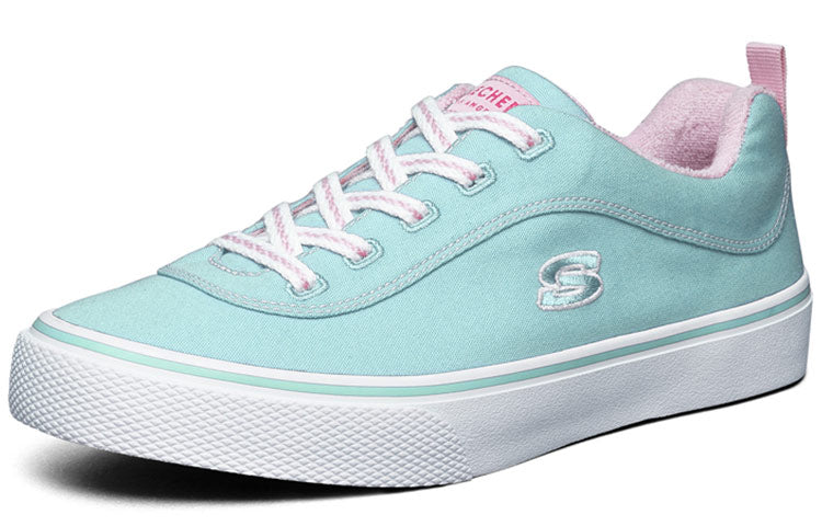 (WMNS) Skechers Street V'Lites Canvas Shoe Light-Blue 155033-MNT