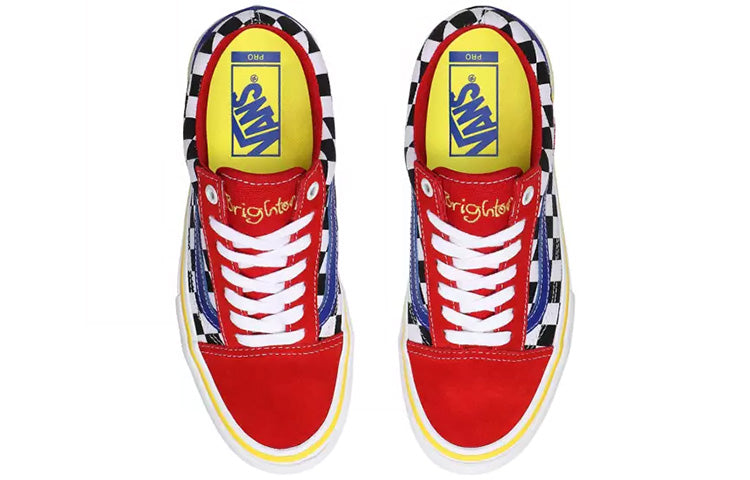 Vans Brighton Zeuner x Old Skool Pro 'Red Checker Blue' VN000ZD4W89