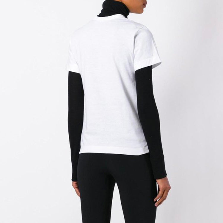 (WMNS) COMME des GARCONS PLAY Red Emblem Heart Sketch Tee 'White' AZ-T099-051-1