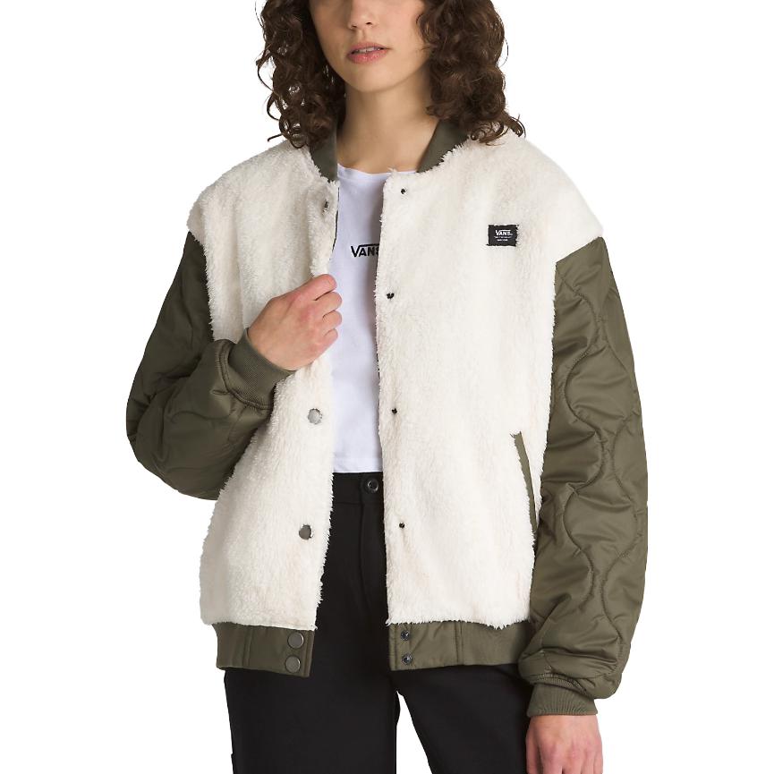 (WMNS) Vans Kasia Bomber Jacket 'Grape Leaf' VN000F8NKCZ