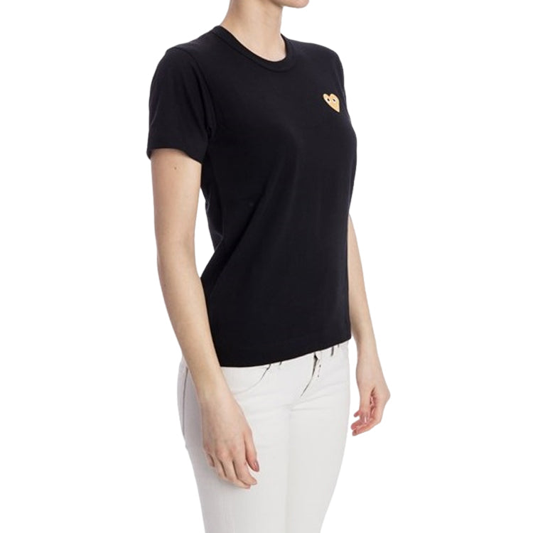 (WMNS) COMME des GARCONS PLAY FW25 T-Shirt 'Black' AZ-T215-051-1