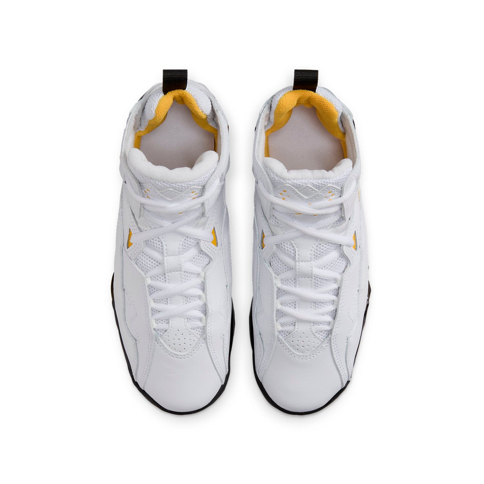 (GS) Air Jordan True Flight 'White Yellow Ochre' 343795-107