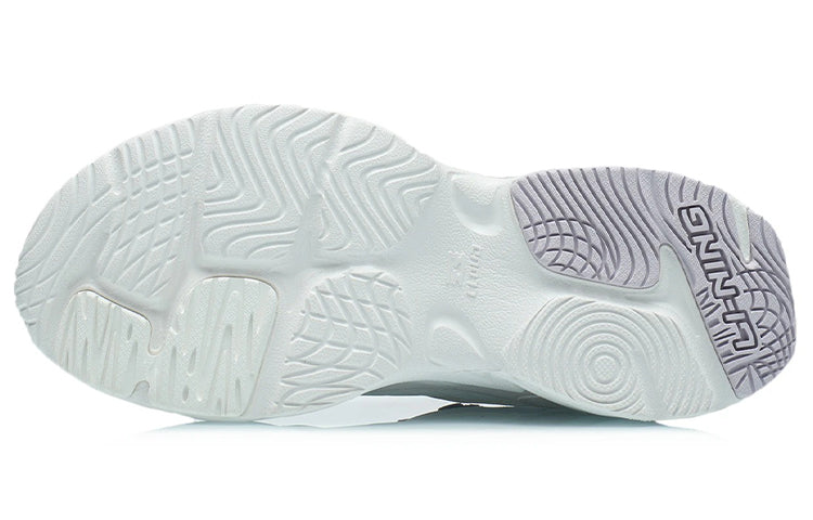 (WMNS) Li-Ning Retro Sport Leisure 'White Pink' AGCR334-3