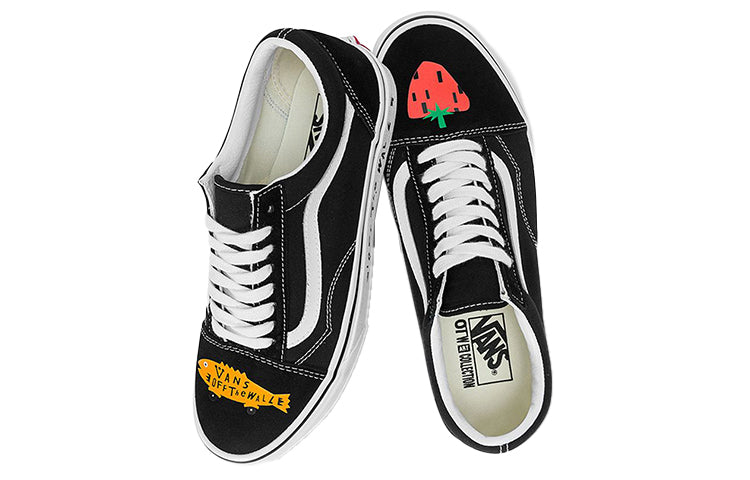 Vans Old Skool Classic Casual Skateboarding Shoes Series 275C Unisex Black VN0A5KRF6BT