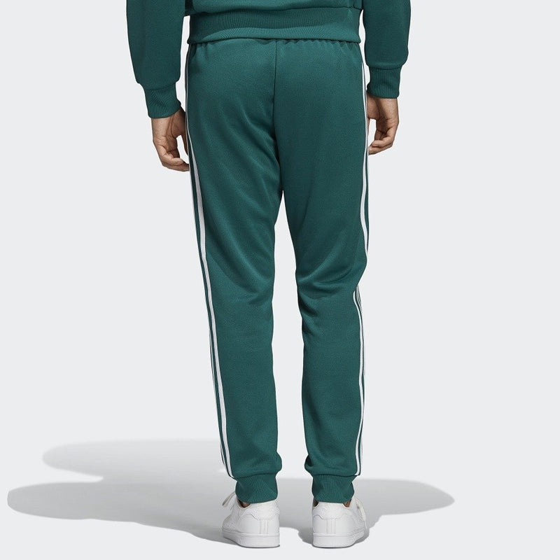 adidas originals Sst Tp Logo Embroidered Sports Pants Green EJ9701