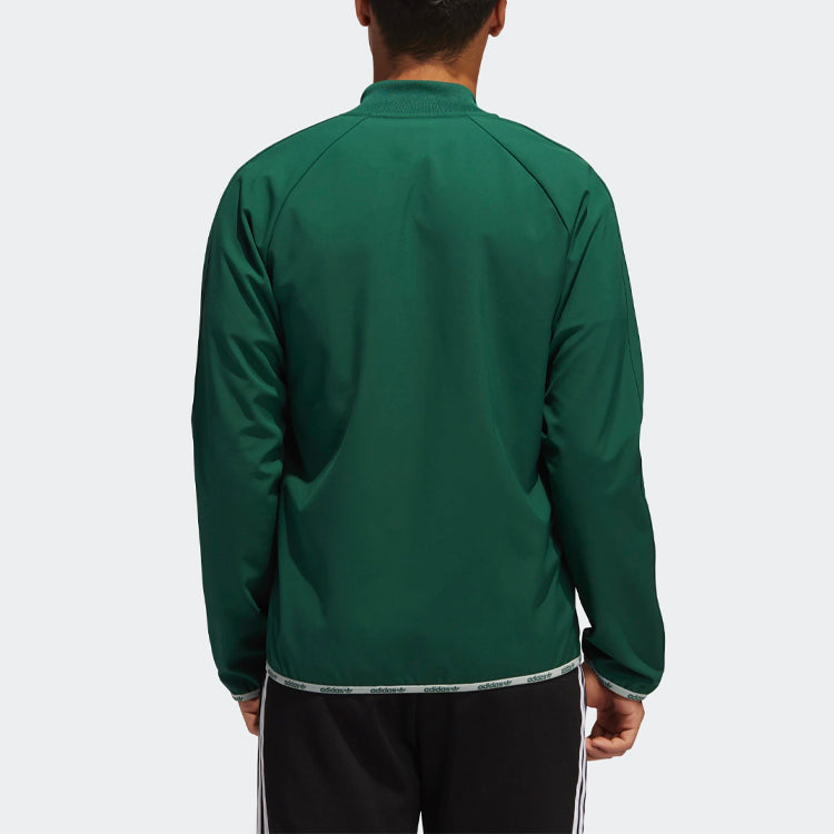 adidas originals Wntrzd Tt Embroidered Logo Blazer Jacket For Men Green GC9999