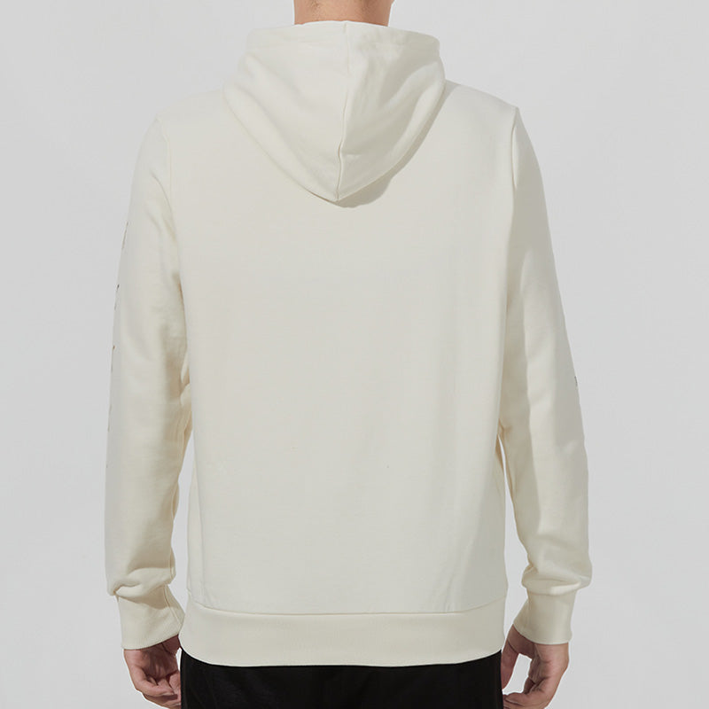 PUMA Sports Running Casual Loose hooded Pullover Long Sleeves White 533145-73