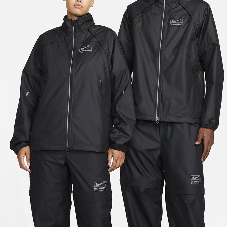 Nike x Stussy FW22 Track Jacket 'Black' DO5305-010