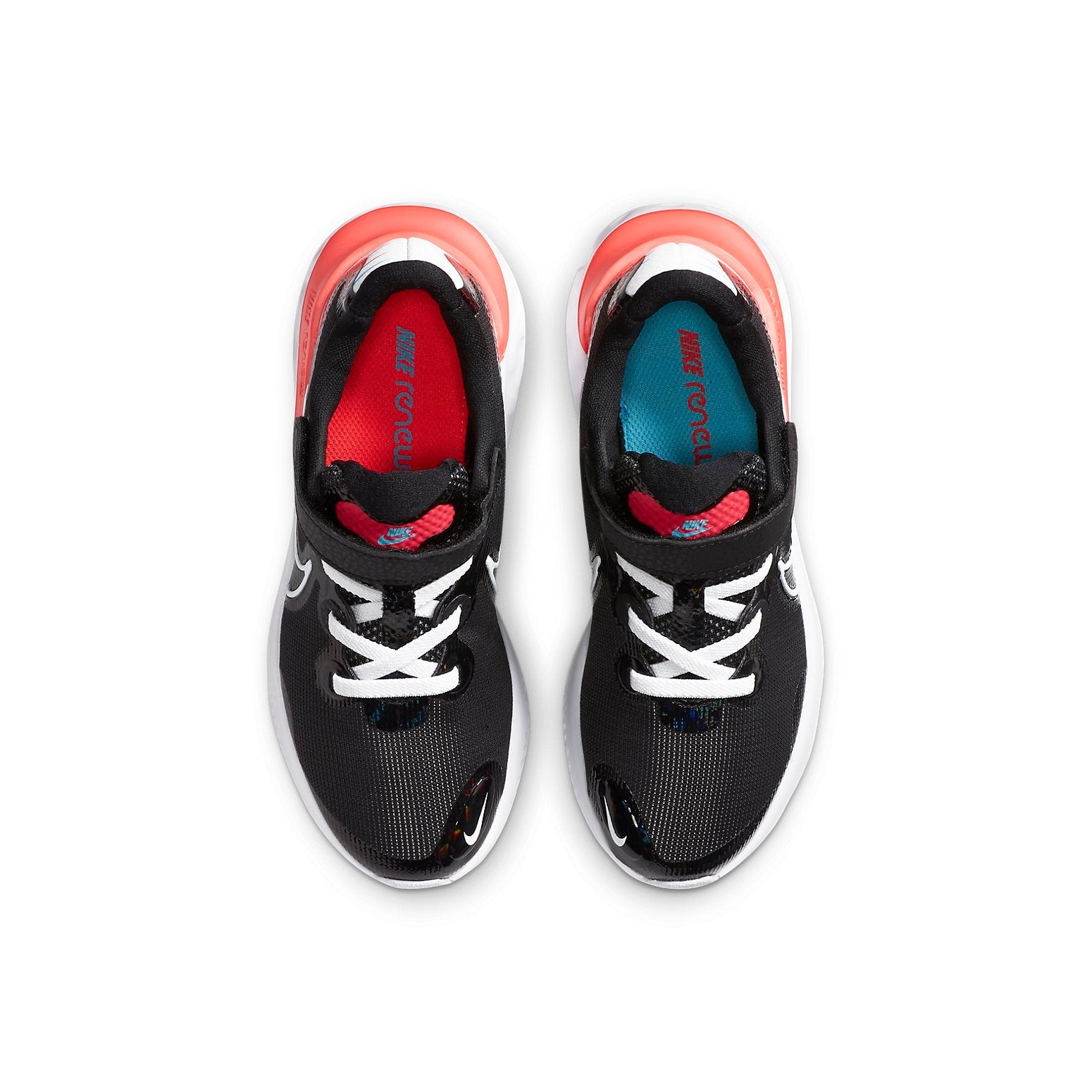 (PS) Nike Renew Run Light 'Black White Orange' CV8991-023
