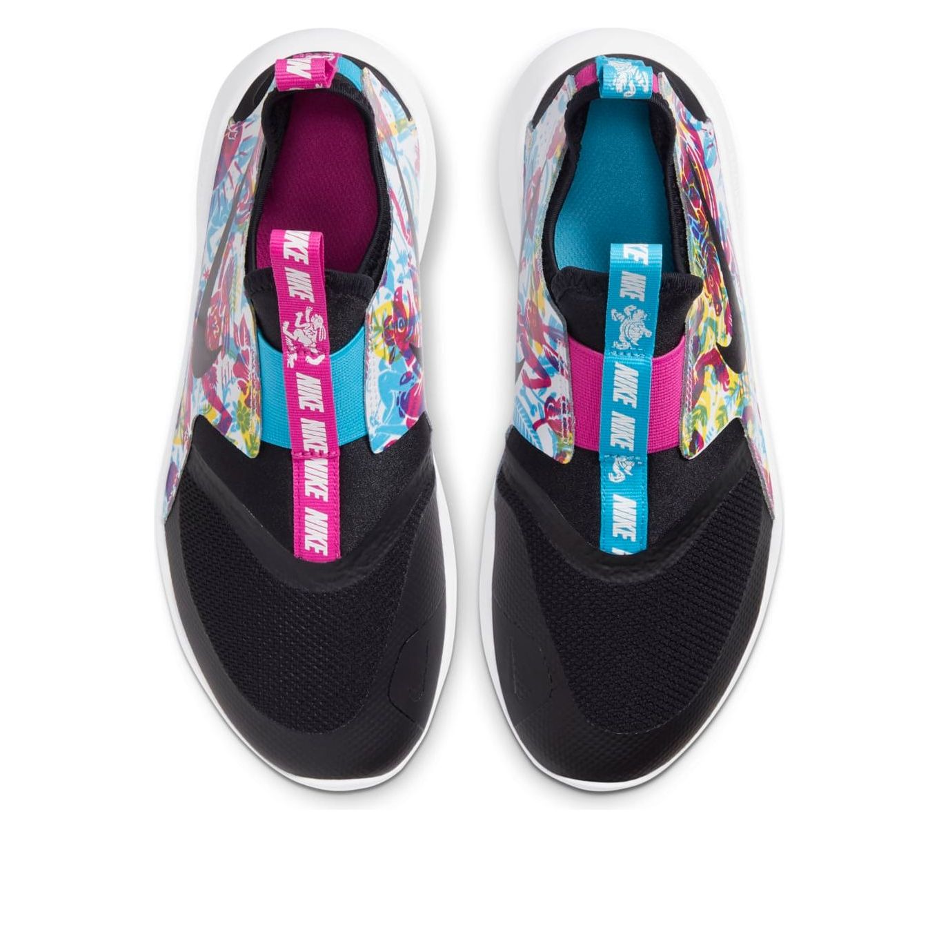 (GS) Nike Flex Runner Fable 'Black Multi' CJ2082-001