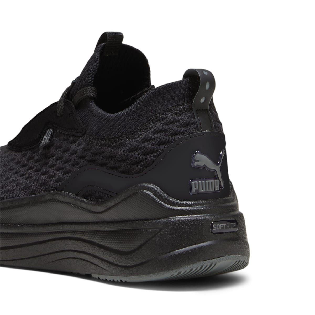 (WMNS) PUMA Softride Sophia Stacked Premium 'Black Cool' 378854-01