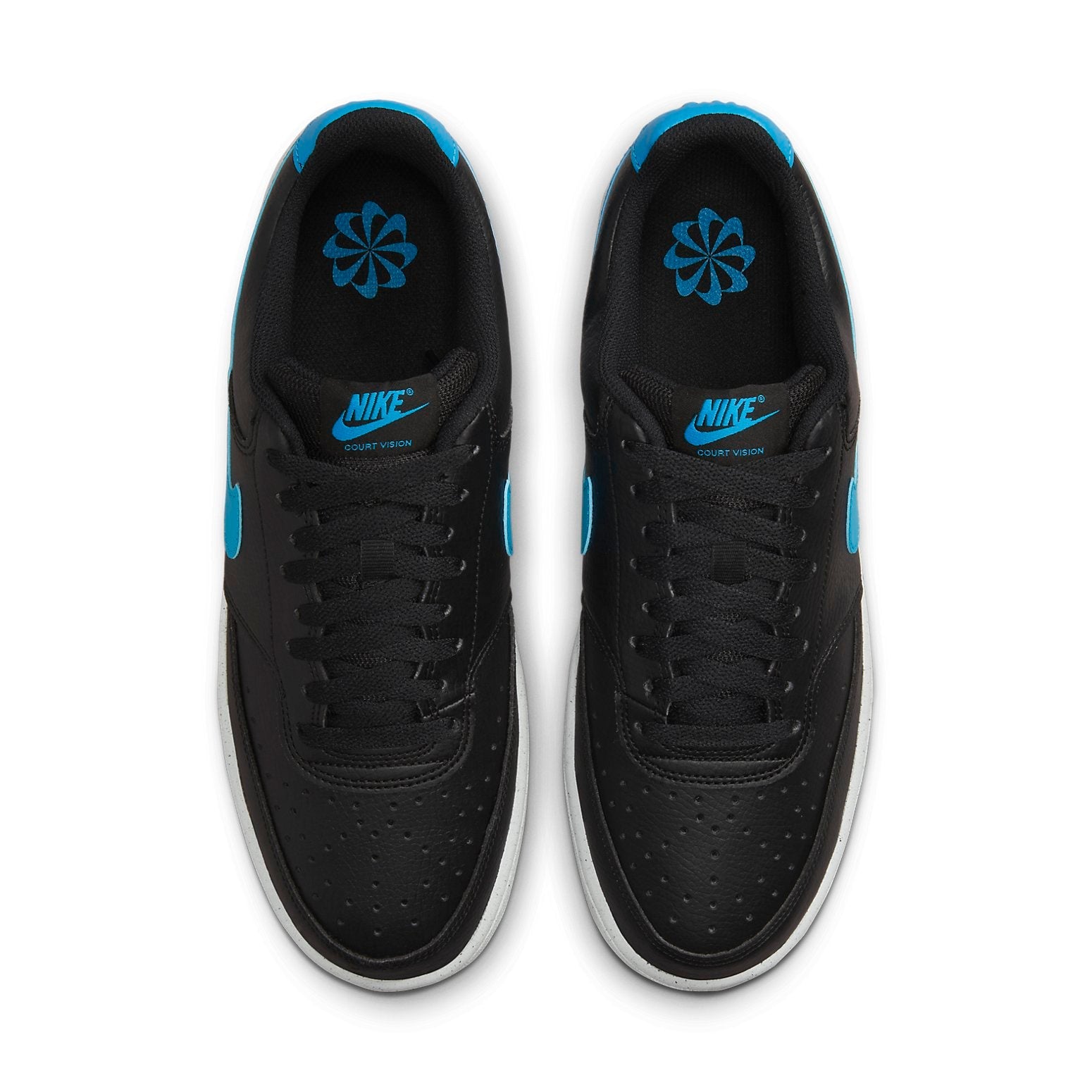 Nike Court Vision Low Next Nature 'Black Laser Blue' DH2987-005