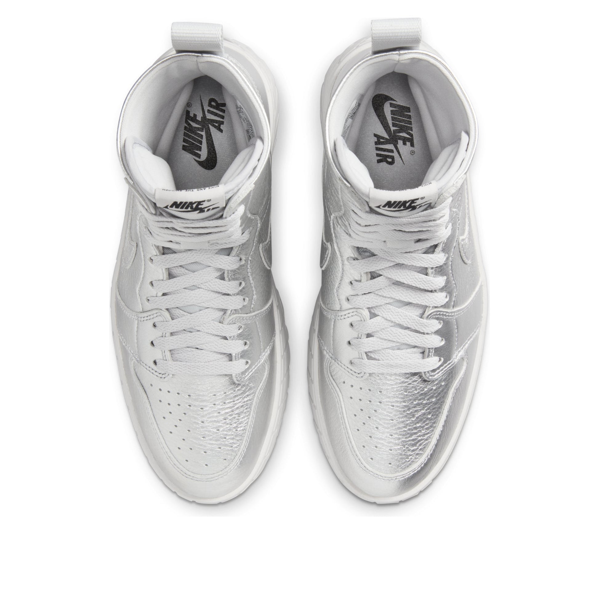 (WMNS) Air Jordan 1 High Brooklyn 'Metallic Silver' FJ5737-002