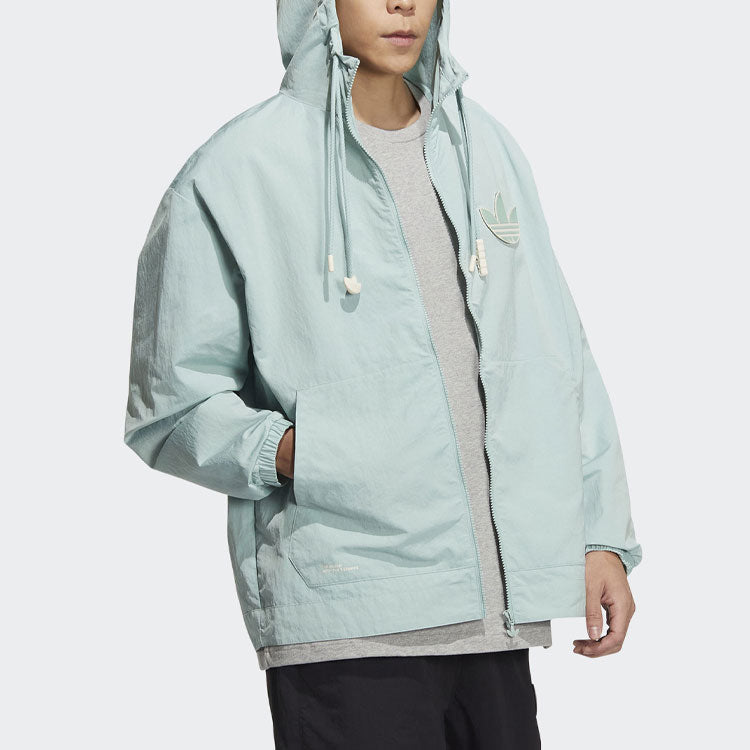 adidas originals Adicolor Windbreaker 'Hazy Green' HS2019