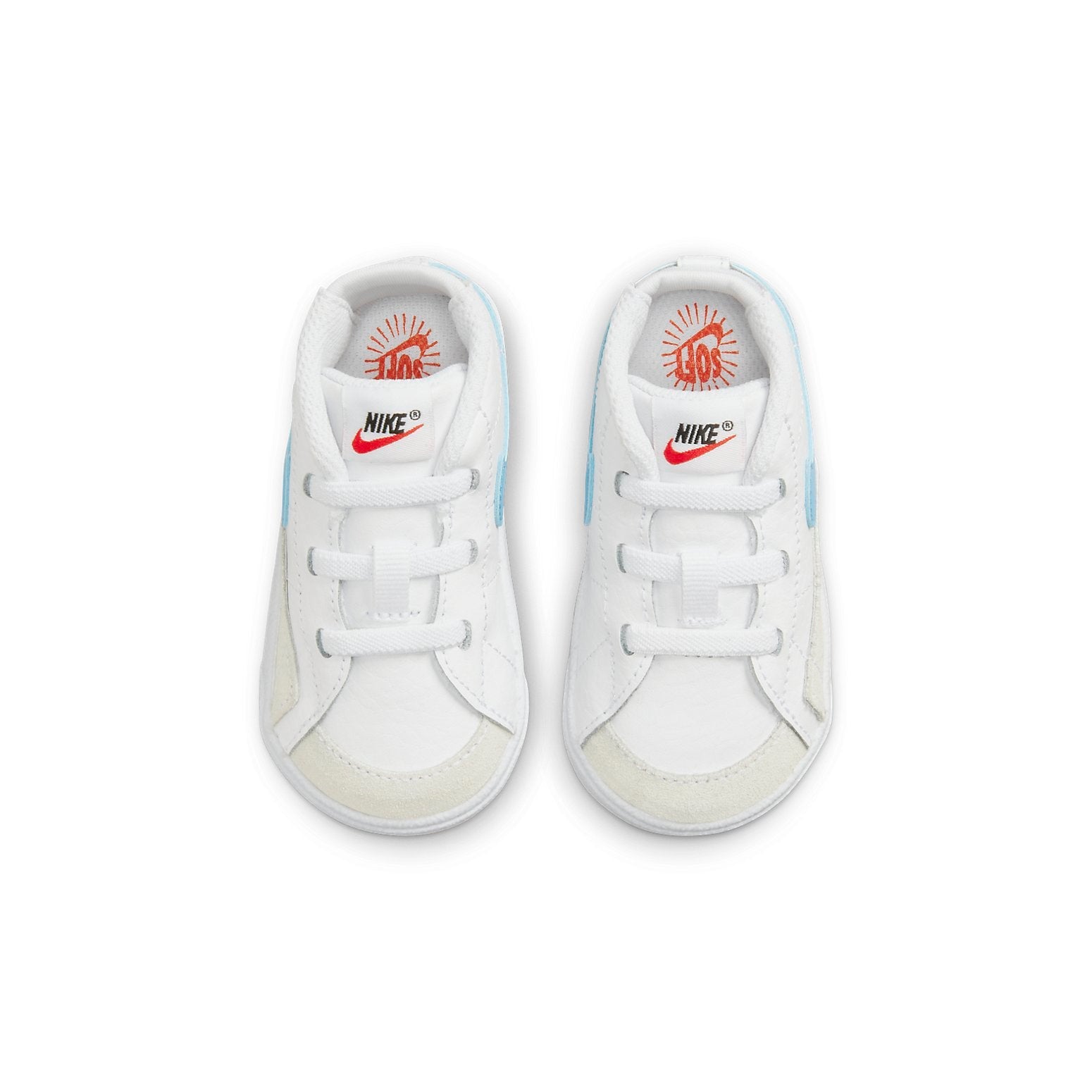 (TD) Nike Blazer Mid Crib 'White Blue' DA5536-103