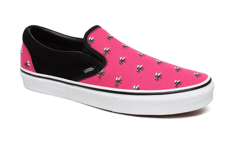 Vans Trap Fly Classic Slip-on Shoes Red Rose VN0A4U38WVJ