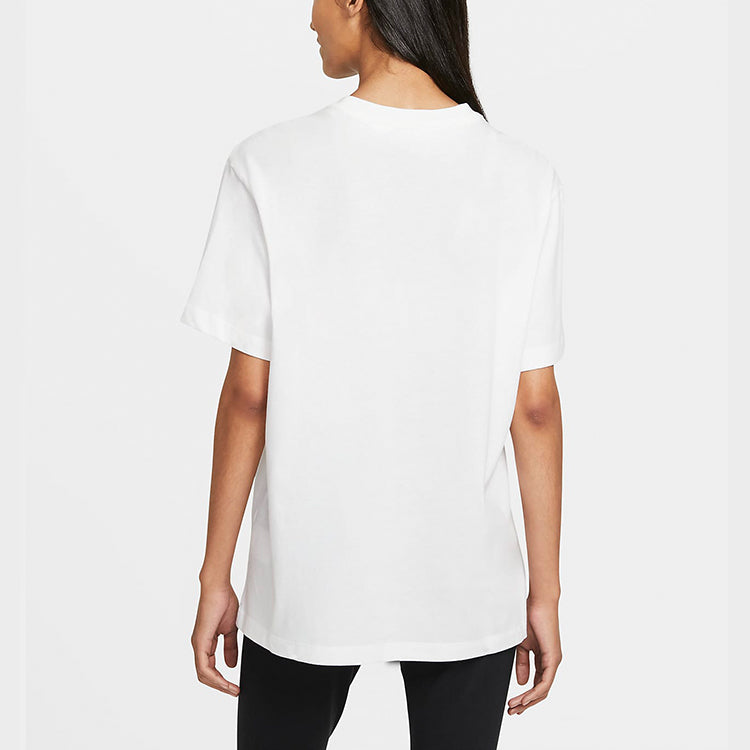 (WMNS) Nike Sportswear Oversized Short-Sleeve Top 'White' DH4255-100