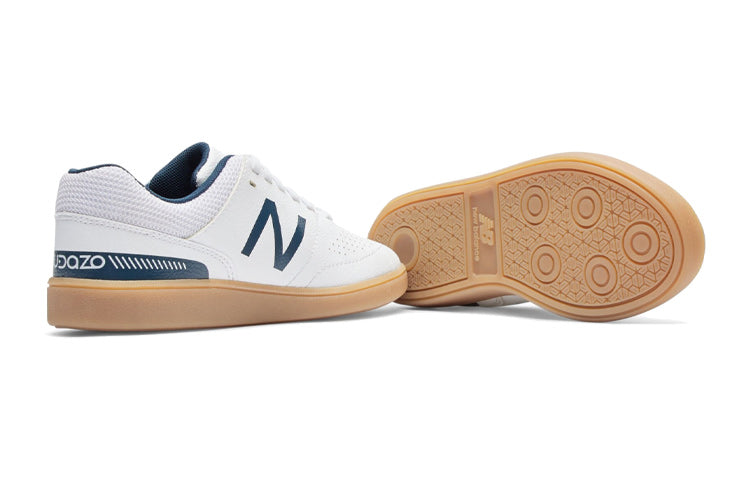 New Balance Audazo v4 Control JNR In 'White Blue' JSASIWN4