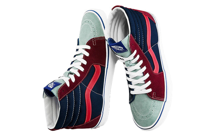 (WMNS) Vans SK8-HI (MIX & MATCH) MULTI 'Red Blue' VN0A4U3C2PJ