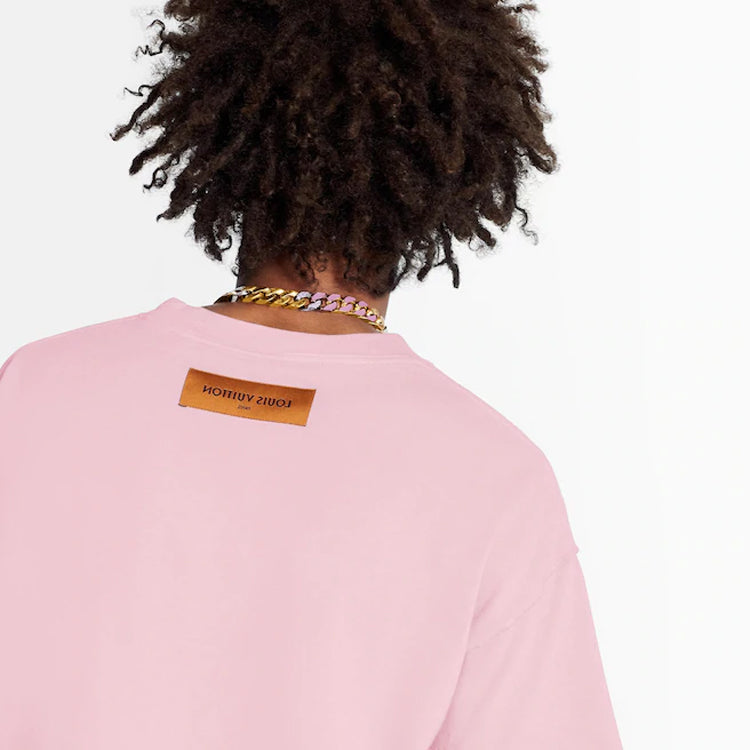 LOUIS VUITTON LV Inside Out Solid Color Loose For Men Pink 1A7QGH