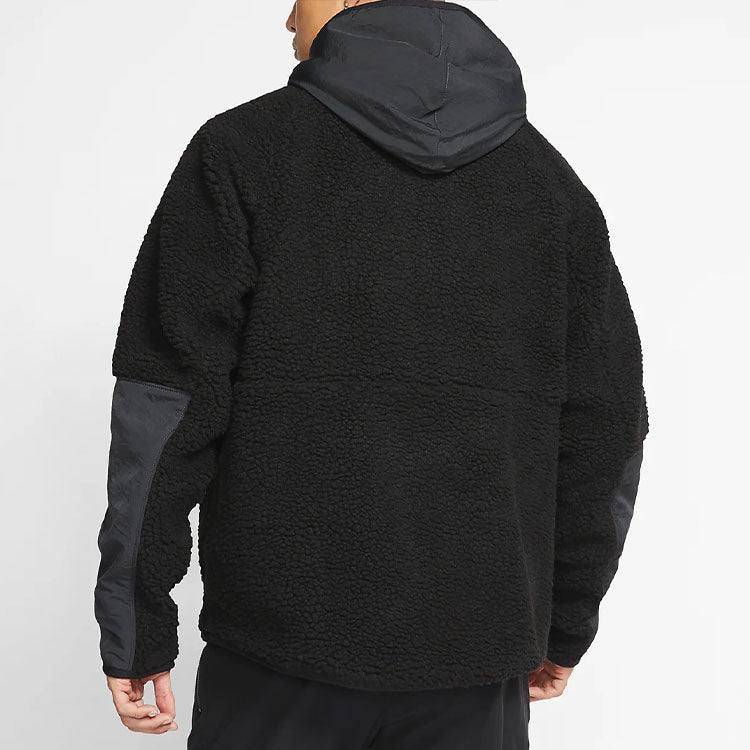 Nike MENS Sportswear Jacket Sail Royal Hoodie Black BV3766-010