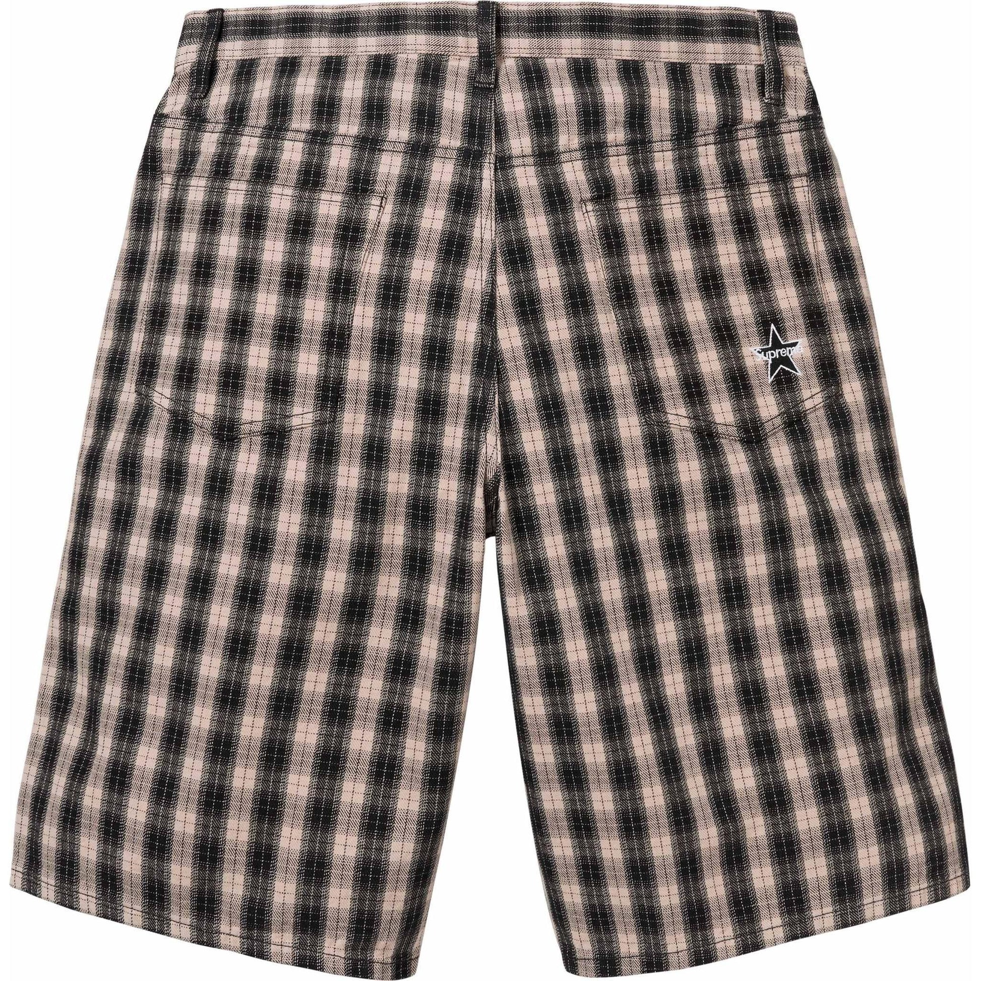 Supreme Plaid Baggy Shorts 'Orange' SUP-SS24-284