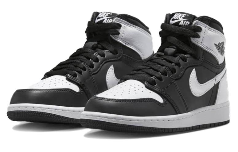 (GS) Air Jordan 1 Retro High OG 'Black White' FD1437-010