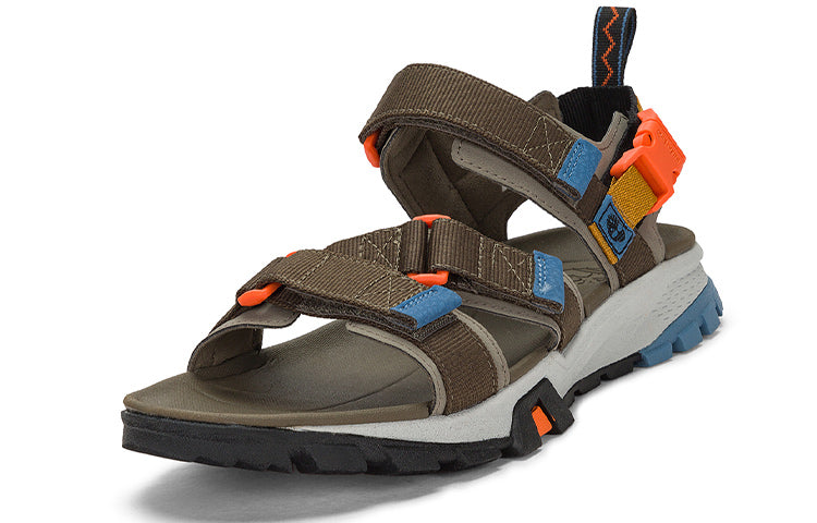 Timberland Garrison Trail Sandals 'Olive Green White' A5TATM