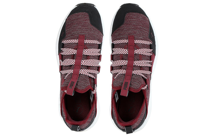 (WMNS) PUMA Mega Nrgy Trail Low Running Shoes Black/Red/White 191202-02