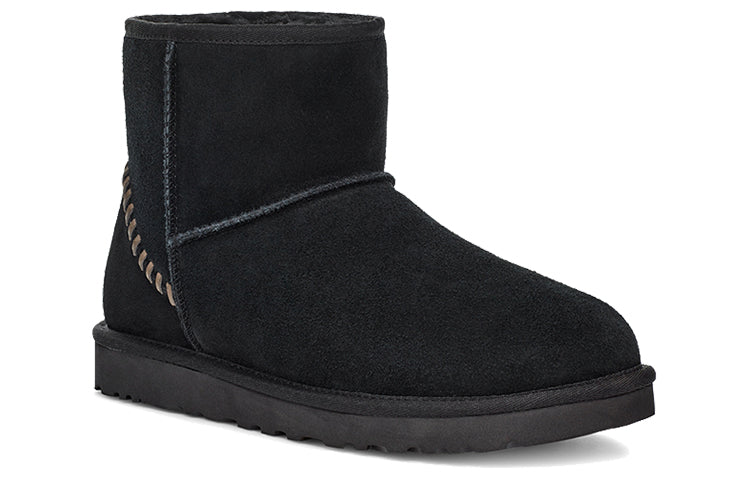 UGG Classic Mini Deco Suede Boot 'Black' 1115565-BLK
