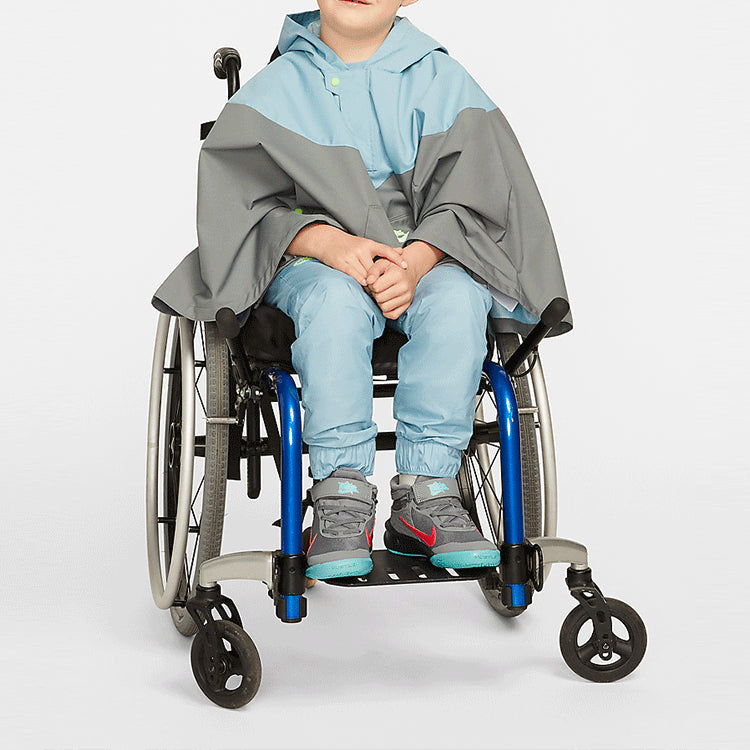 (GS) Nike Sportswear Kids Pack Loose Waterproof Colorblock Hooded Jacket Boy Girls Gray Blue DM8527-494