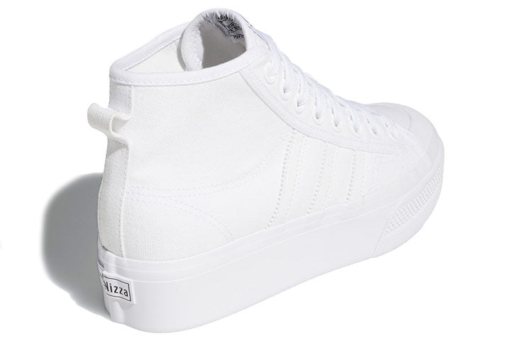 (WMNS) adidas Nizza Platform Mid 'Triple White' FY2782